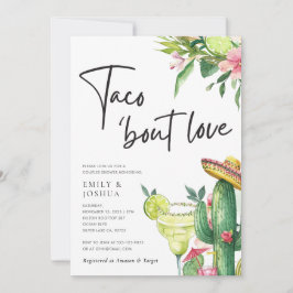 Convites Taco Bout Love Casal Chá mexicano