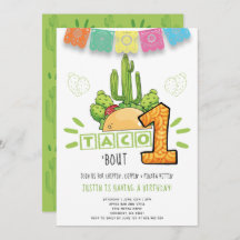 Taco Bout One | Primeiro aniversário Fiesta