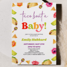 Taco Bout Um Bebê! Chá de fraldas Fiesta