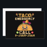 Convites Taco Emergency Call Funny Cinco de Mayo Mexicano<br><div class="desc">Taco Emergency Call Funny Cinco de Mayo Mexicano</div>