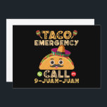 Convites Taco Emergency Call Funny Cinco de Mayo Mexicano<br><div class="desc">Taco Emergency Call Funny Cinco de Mayo Mexicano</div>