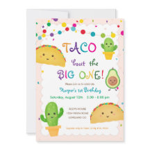 Taco sobre o grande primeiro aniversario - tema fi
