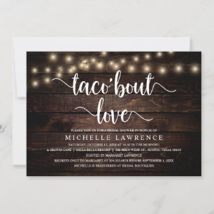 Convites Taco'bout Love, comemoração russa do Chá de pan