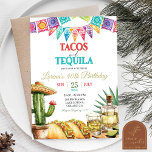 Convites Tacos e Tequila 40th Adult Birthday Fiesta<br><div class="desc">Tacos e Tequila aniversário de 40 anos Fiesta, Margaritas Mexicana Birthday Invitation, Nacho Média Cactus Festa de aniversário, Vamos Fiesta, Taco Y Tequila 50th Birthday Invitation, Margaritas e Senorita Festa de aniversário, Taco e Tequila Adult Foliday, Santa Guacamole Christmas Holiday Party, Vamos Fiesta 50th Festa de aniversário, Margaritas Festa de...</div>