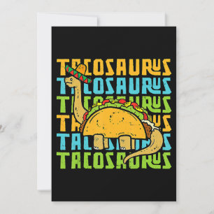 Convites Tacosaurus Taco Saurus Cinco De Mayo Funny Taco Di