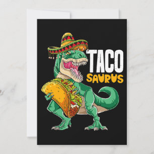 Convites Tacossauro Camisa Taco Cinco De Mayo Dinossaur T R