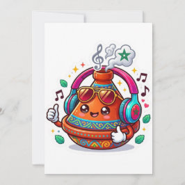 Convites Tajine Marroquina Kawaii Legal