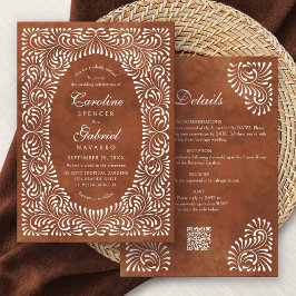 Convites Talavera Terracota Casamento Fiesta