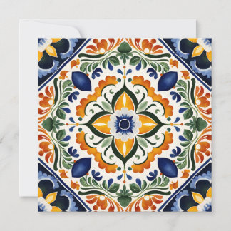 Convites Talavera vintage mexicano tudo em um casamento