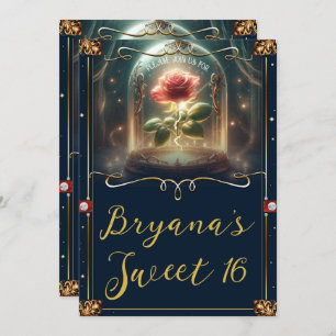 Convites Tale tão antigo quanto o Time Encantado Rosa Sweet