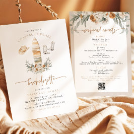 Convites TALLULAH Earthy Boho Coastal Cowgirl Bachelorette