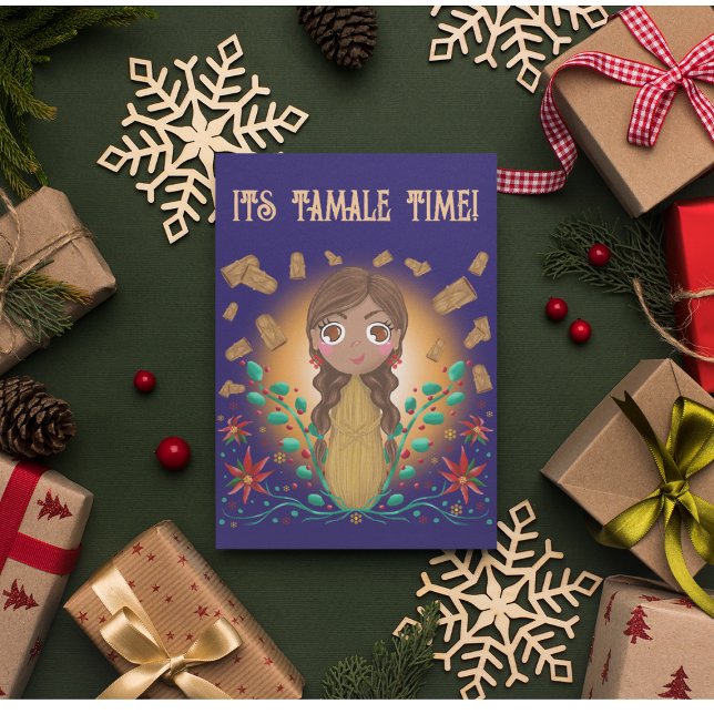 Convites Tamalita Tamal Zia Flores Tamales (Criador carregado)