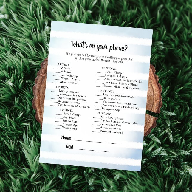 Convites Tan Bunny Blue O que há no seu jogo telefônico (Criador carregado)