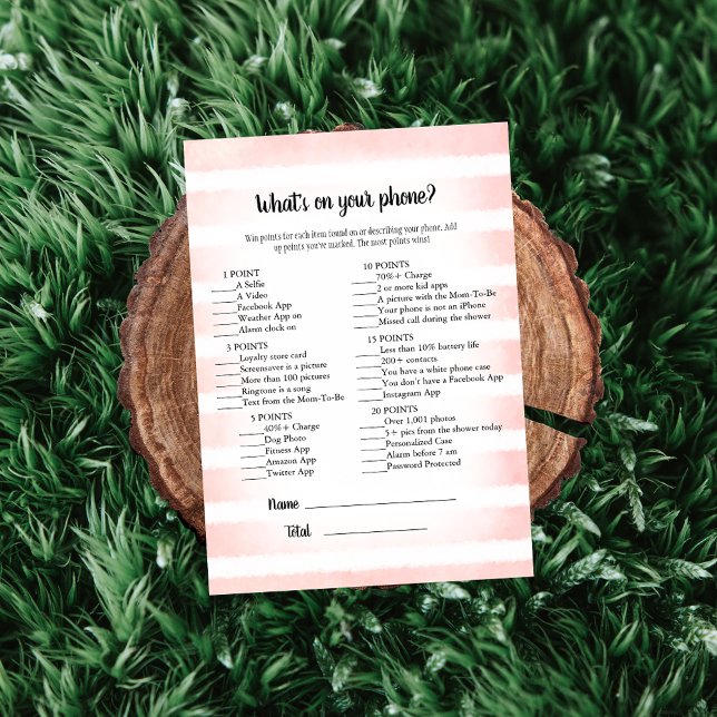 Convites Tan Bunny Pink O que há no seu jogo telefônico (Criador carregado)