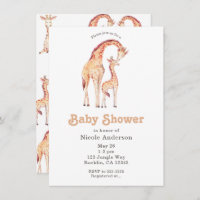 Tan Girafas Whimical Chá de fraldas