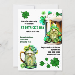 Convites Tankard da aranha-do-carneiro irlandês Leprechaun