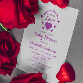 Convites Tanta Chá de fraldas De Amor