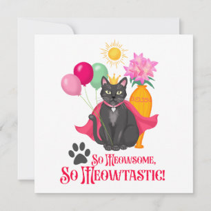 Convites Tão Meowsome, Tão Meowtastic!