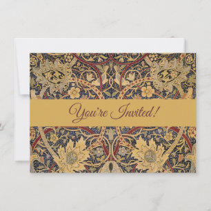 Convites Tapeçaria Faux William Morris Bullerswood