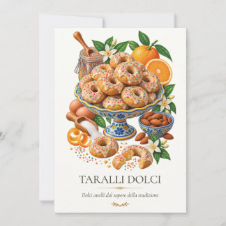 Convites Taralli Dolci – Vintage Italian Dessert
