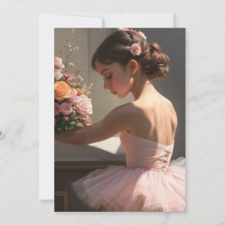 Convites Tarjeta invitación con preciosas bailarinas