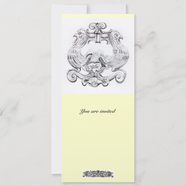 CONVITES TAROT/ ANTIGO FLORENTINE GROTESQUE FANTASIA (Frente)