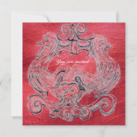 TAROT/ ANTIGO FLORENTINE GROTESQUE Red Black