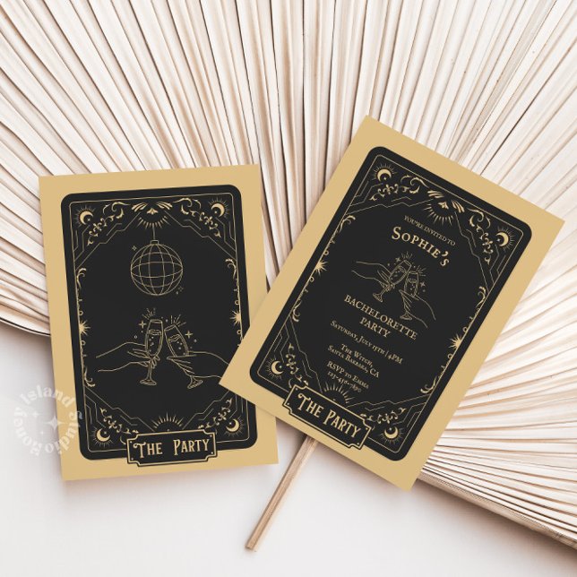 Convites Tarot Mystic Festa de solteira (Criador carregado)