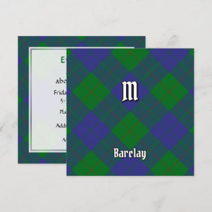 Convites Tartan do Clã Barclay