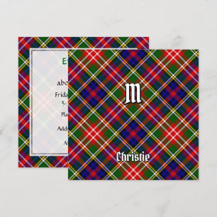 Convites Tartan do Clã Christie