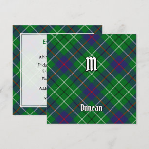 Convites Tartan do Clã Duncan
