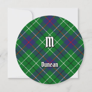 Convites Tartan do Clã Duncan