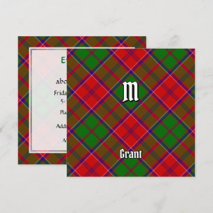 Convites Tartan do Clã Grant