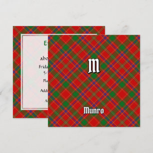Convites Tartan do Clã Munro
