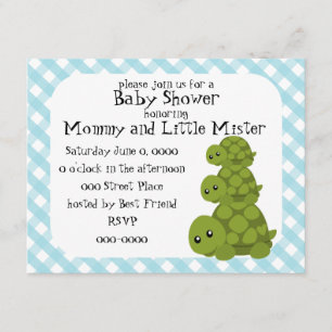 Convites Tartarugas brancas três