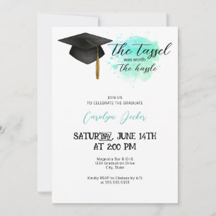 Convites Tassle Vale A Graduação De Hassle
