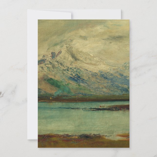 Convites Tatra Mountain Landscape by Ladislav Mednyanszky (Frente)