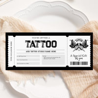 Tatuagem Ganhe Presente de Ingresso Voucher
