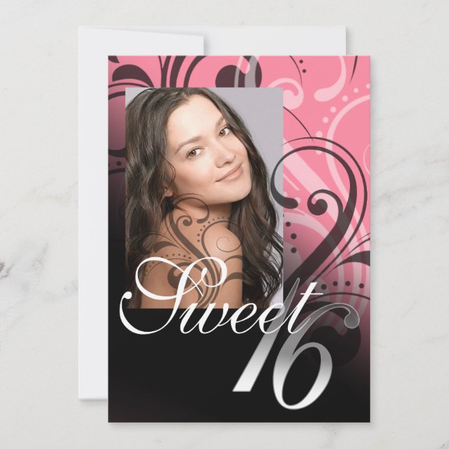 Convites ::TBA: Foto da Festa de aniversário 16 doce (Frente)