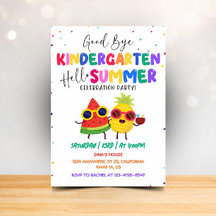 Convites Tchau Jardim de Infância Olá Verão
