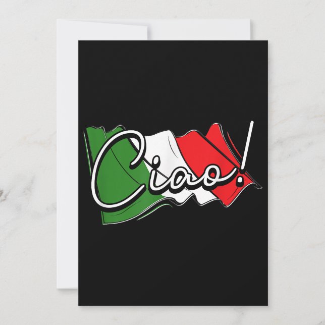 Convites Tchau! - Patinete de Veneza italiano e europeu e L (Frente)