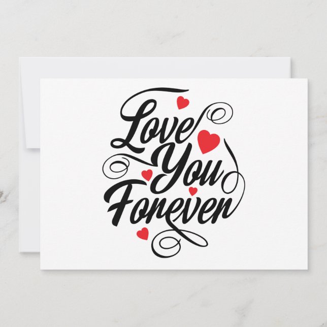 Convites Te Amo Para Sempre (Verso)