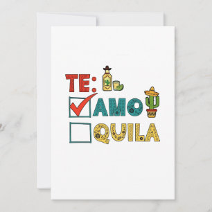 Convites Te Amo Tequila Cinco De Mayo Funny