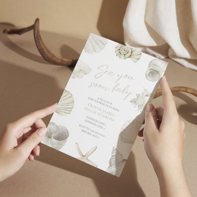 Convites Te vejo em breve chá de fraldas (Criador carregado)