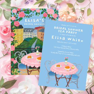 Convites Tea de Paris PERSONALIZADA na Arte do Chá de panel