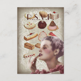 Convites tea party do chá de panela da pastelaria do