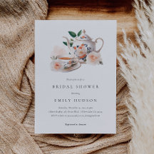 Tea Party Elegant Bridal Shower