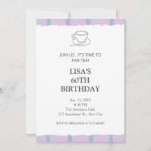 Tea party light rople par tea 60 anos