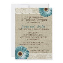 Teal Daisy e Recepção de casamento de CHURRASCO Bu