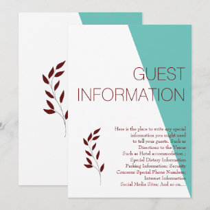 Convites Teal Monograma Geométrico Casamento Maravilhoso